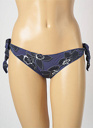 Bas de maillot de bain imprimé fantaisie bikini violet SALINAS femme