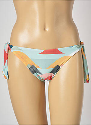 Bas de maillot de bain imprimé fantaisie bikini bleu LA PLAYA femme