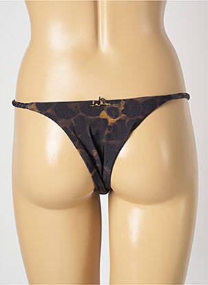 Bas de maillot de bain imprimé fantaisie culotte noir LUA MORENA femme