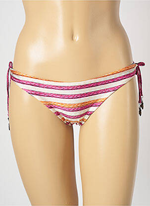 Bas de maillot de bain micro fibres bikini rose LUA MORENA femme