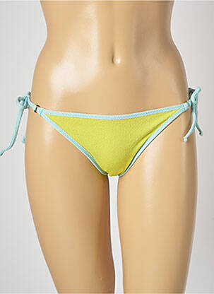 Bas de maillot de bain micro fibres bikini vert SALINAS femme