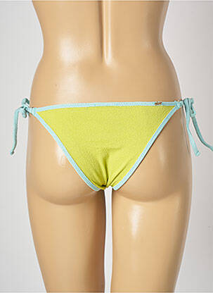 Bas de maillot de bain micro fibres bikini vert SALINAS femme