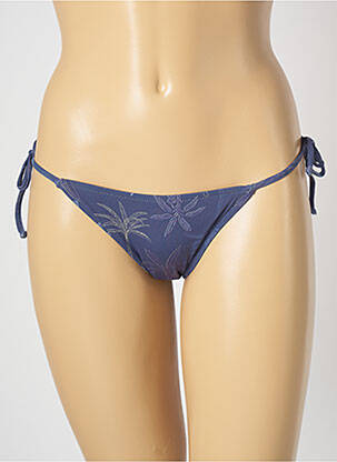Bas de maillot de bain imprimé fantaisie bikini bleu SALINAS femme