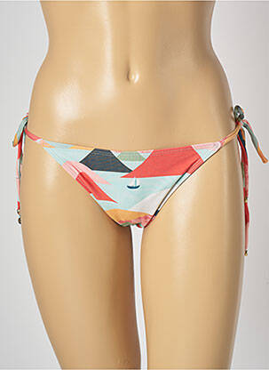 Bas de maillot de bain imprimé fantaisie bikini bleu LA PLAYA femme