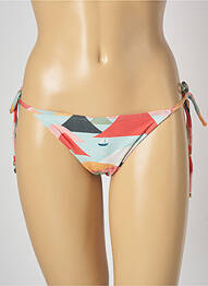 Bas de maillot de bain imprimé fantaisie bikini bleu LA PLAYA femme