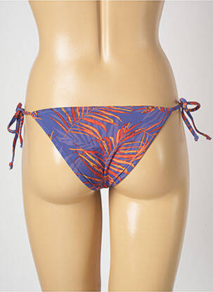 Bas de maillot de bain imprimé fantaisie bikini violet SALINAS femme