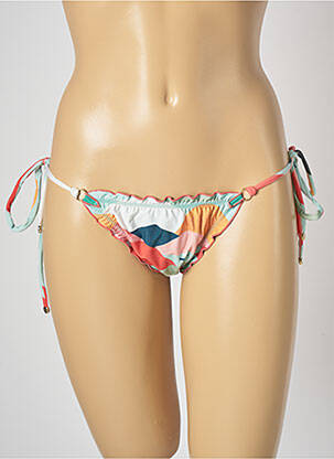 Bas de maillot de bain imprimé fantaisie bikini bleu LA PLAYA femme