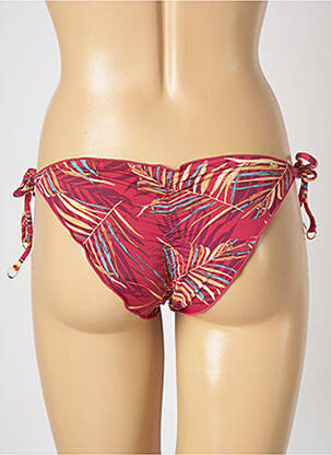 Bas de maillot de bain imprimé fantaisie bikini rose SALINAS femme