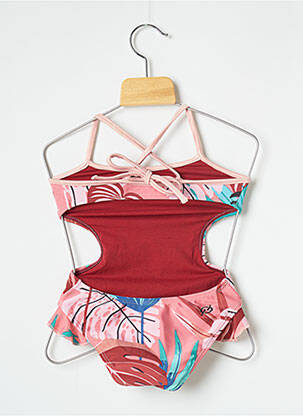 Maillot de bain 1 pièce imprimé fantaisie rose BLUE MAN fille