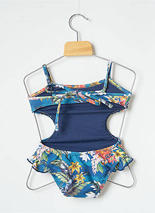 Maillot de bain 1 pièce micro fibres bleu BLUE MAN fille