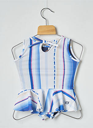 Maillot de bain 1 pièce stretch bleu BLUE MAN fille
