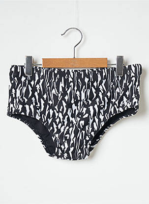 Bas de maillot de bain imprimé fantaisie noir BLUE MAN fille