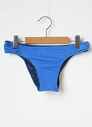 Bas de maillot de bain micro fibres culotte bleu SALINAS femme