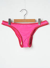 Bas de maillot de bain micro fibres culotte rose SALINAS femme