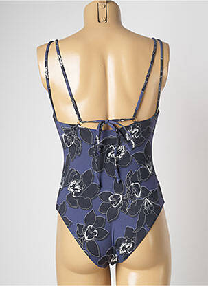 Maillot de bain 1 pièce stretch haut soutien-gorge moulé violet SALINAS femme
