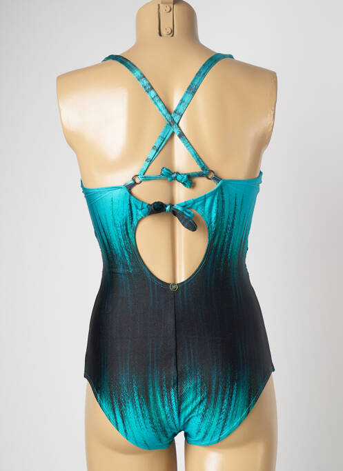 Maillot de bain 1 pièce bleu LUA MORENA femme