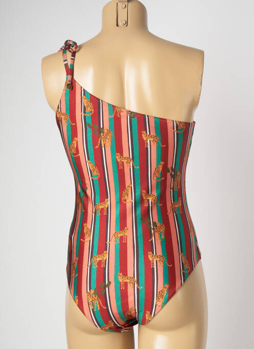 Maillot de bain 1 pièce marron SALINAS femme