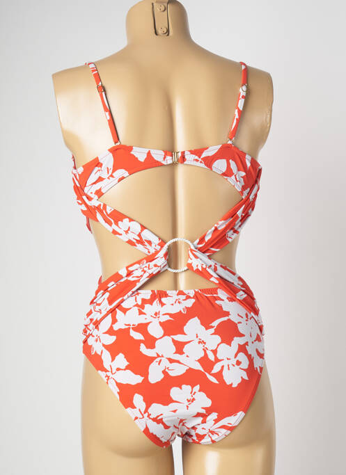 Maillot de bain 1 pièce orange SALINAS pour femme