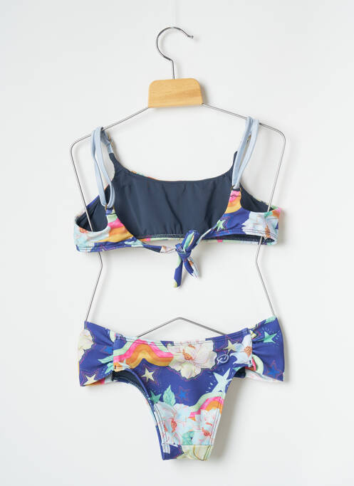 Maillot de bain 2 pièces bleu BLUE MAN pour fille