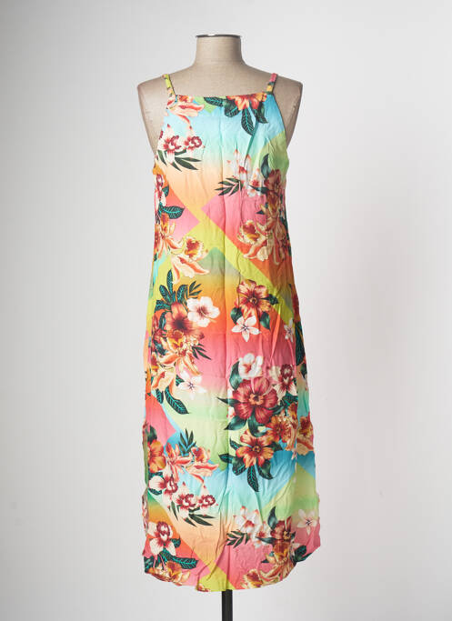 Robe mi-longue rose BLUE MAN pour femme