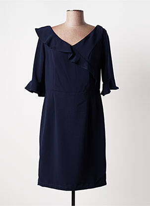 Robe mi-longue bleu MARCONI pour femme
