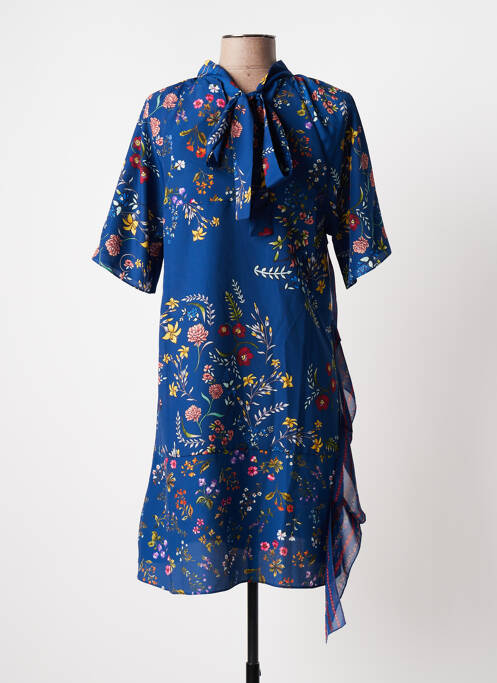 Robe courte bleu DESIGUAL pour femme