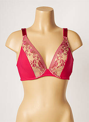 Soutien-gorge broderie haut soutien-gorge emboitant rose AUBADE femme
