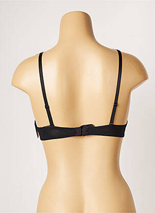 Soutien-gorge effet matière satinée haut triangles noir AUBADE femme