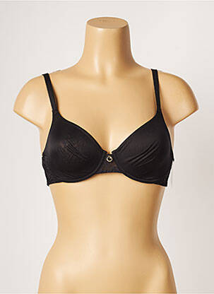 Soutien-gorge tissage dentelle haut triangles noir AUBADE femme