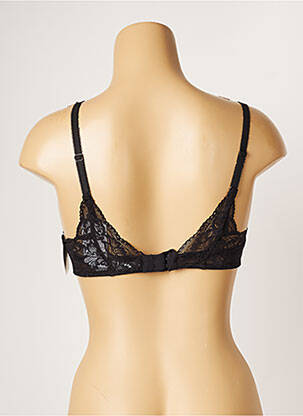 Soutien-gorge tissage dentelle haut triangles noir AUBADE femme
