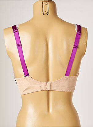 Soutien-gorge broderie haut soutien-gorge emboitant rose AUBADE femme
