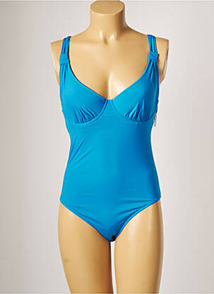 Maillot de bain 1 pièce haut soutien-gorge emboitant haut soutien-gorge emboitant bleu AUBADE femme
