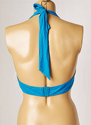 Haut de maillot de bain stretch haut soutien-gorge moulé bleu AUBADE femme