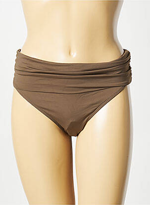Bas de maillot de bain stretch culotte vert AUBADE femme