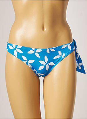 Bas de maillot de bain imprimé fantaisie culotte bleu AUBADE femme