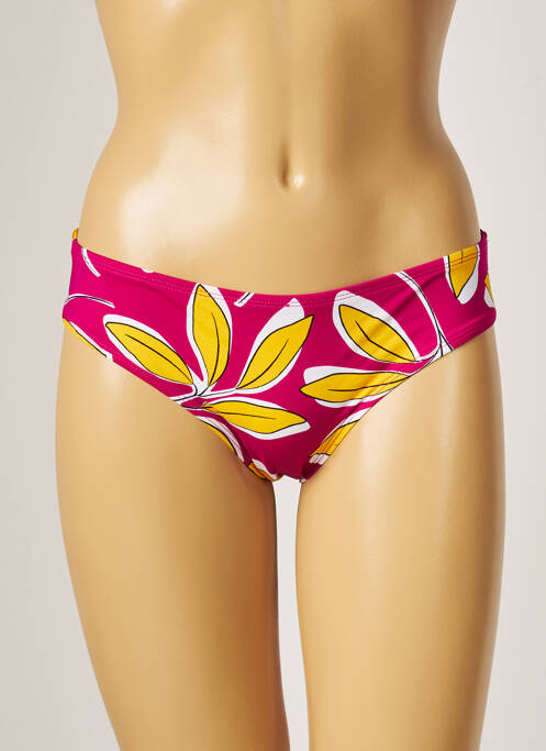 Bas de maillot de bain imprimé tie and dye culotte rose AUBADE femme