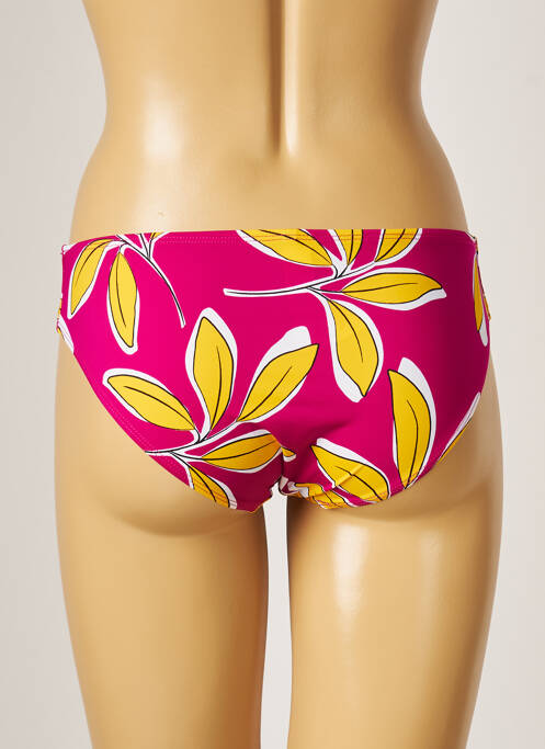 Bas de maillot de bain imprimé tie and dye culotte rose AUBADE femme