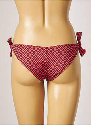 Bas de maillot de bain tissage satiné bikini orange SIMONE PERELE femme