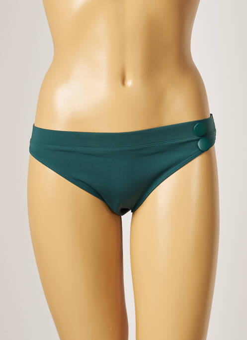 Bas de maillot de bain stretch culotte vert SIMONE PERELE femme