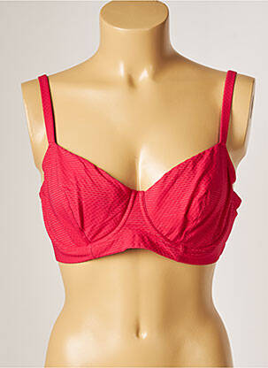 Haut de maillot de bain stretch haut soutien-gorge emboitant rose SIMONE PERELE femme