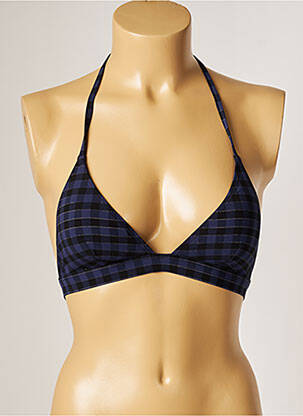 Haut de maillot de bain stretch haut soutien-gorge avec mousse de rembourrage amovible bleu SIMONE PERELE femme