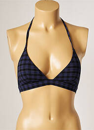 Haut de maillot de bain stretch haut soutien-gorge avec mousse de rembourrage amovible bleu SIMONE PERELE femme
