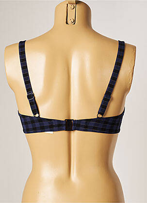 Haut de maillot de bain stretch haut soutien-gorge emboitant bleu SIMONE PERELE femme