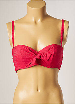 Haut de maillot de bain stretch haut soutien-gorge moulé rose SIMONE PERELE femme