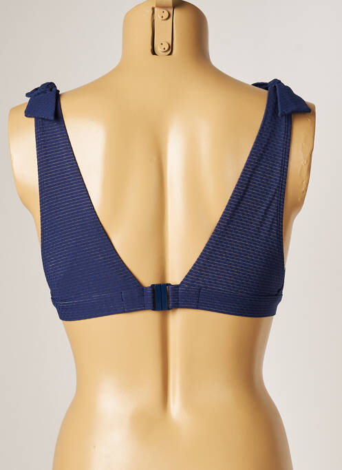 Haut de maillot de bain stretch haut soutien-gorge avec mousse de rembourrage amovible bleu SIMONE PERELE femme