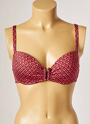 Haut de maillot de bain stretch haut soutien-gorge moulé orange SIMONE PERELE femme