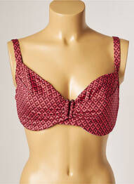 Haut de maillot de bain stretch haut soutien-gorge emboitant orange SIMONE PERELE femme