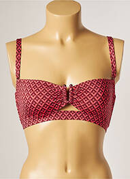 Haut de maillot de bain stretch haut soutien-gorge balconnet orange SIMONE PERELE femme