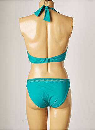 Maillot de bain 2 pièces stretch haut soutien-gorge emboitant vert SIMONE PERELE femme