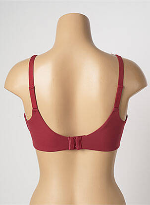 Soutien-gorge broderie haut triangles rouge FEMILET femme